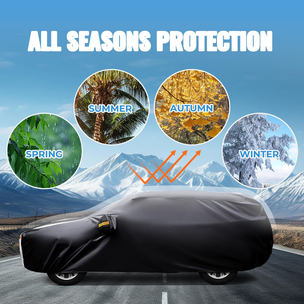 Multi Layers Car Cover Custom Fit for Mini Countryman 2015 (Custom fit Mini Countryman / SUV car cover)