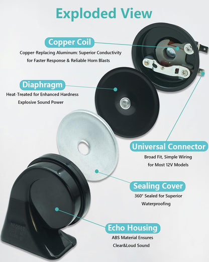 12V Loud Car Horn
