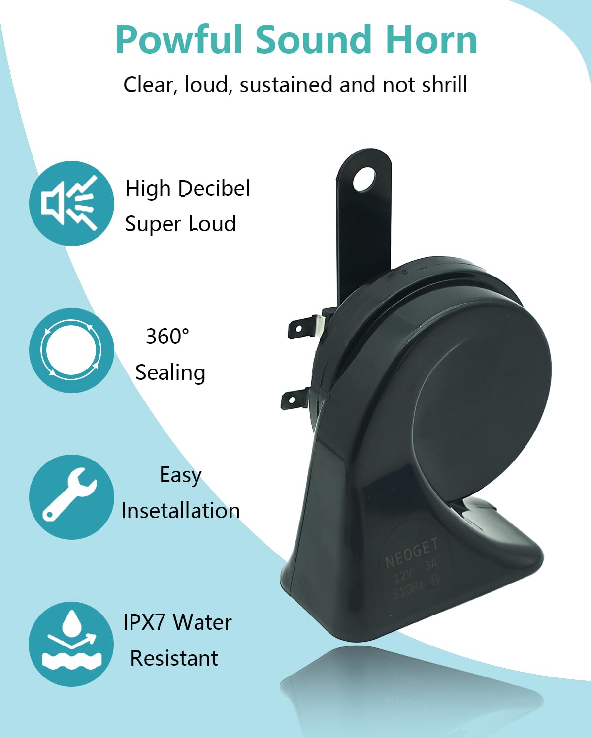 12V Loud Car Horn