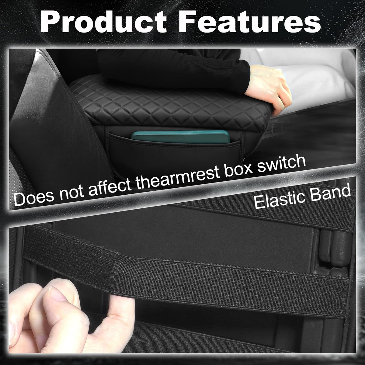 Center Console Cover for Hyundai Sonata 2015 2016 2017 2018 2019