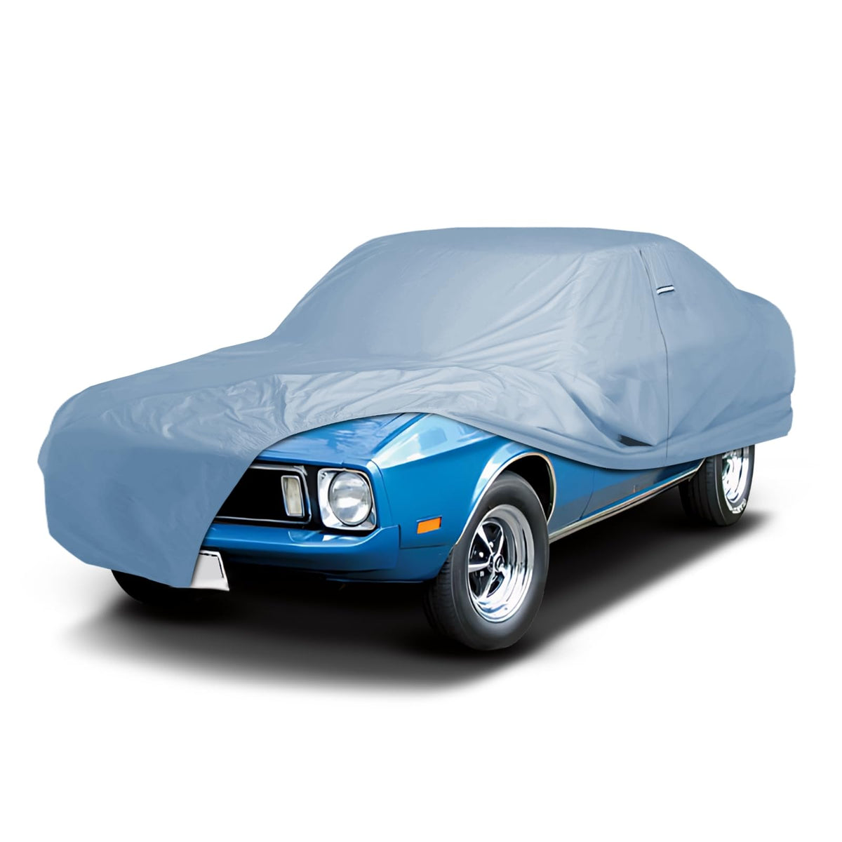 Car Cover Waterproof All Weather for 1973 Ford Mustang Grande (33. Mustang Grande 1973 / Sky Gray)