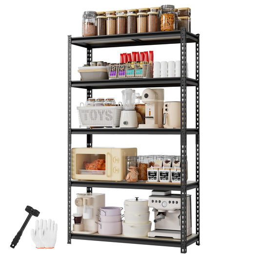 2180LBS Capacity 5 (Black / 27.6"W x 11.8"D x 60"H)
