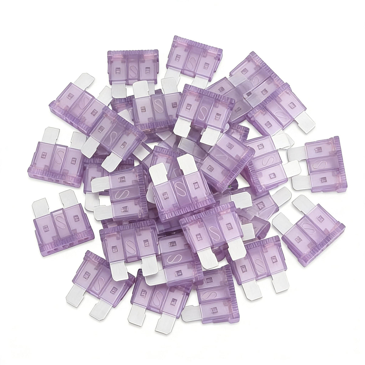 80Pcs) 35 Amp Standard Fuse, 35A Car Blade Fuses for Car/RV/Truck/SUV/Motorcycle/Boat