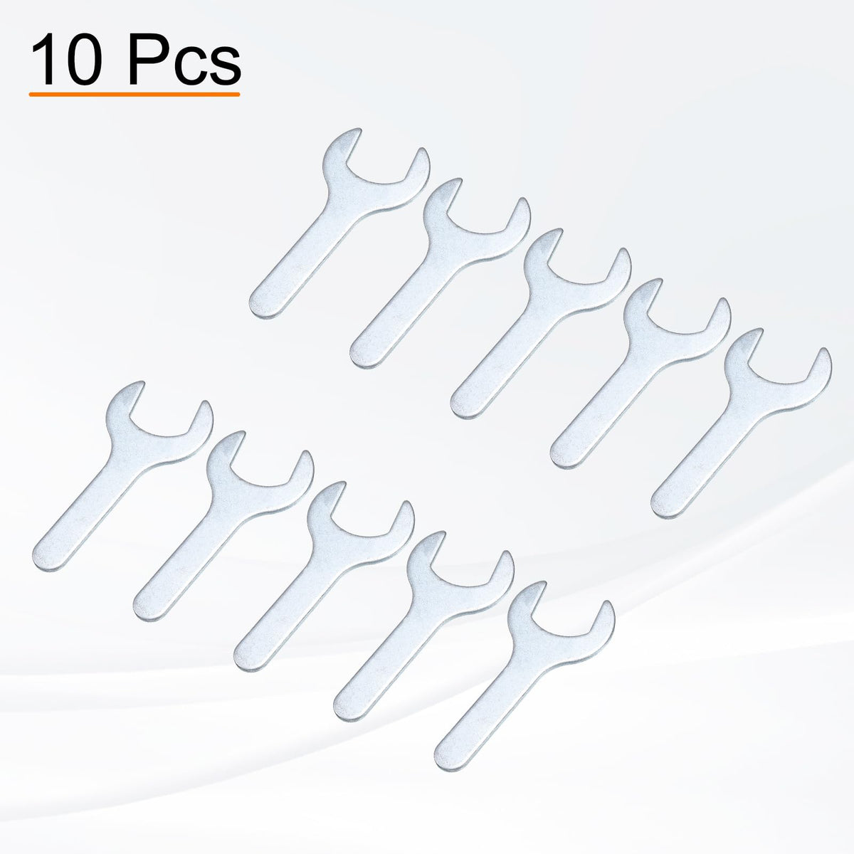 10pcs 26x100x2.8mm Small Single Open End Wrench Metric Wrenches (26x100x2.8mm)