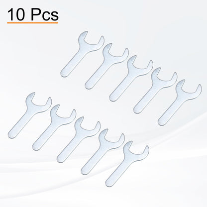 10pcs 26x100x2.8mm Small Single Open End Wrench Metric Wrenches (26x100x2.8mm)