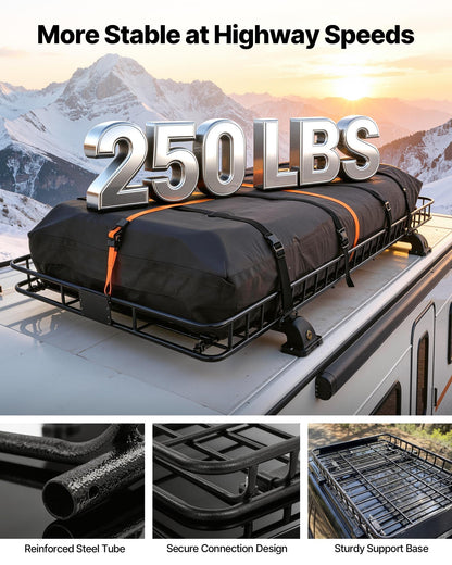 Roof Rack Cargo Basket (90x50in)