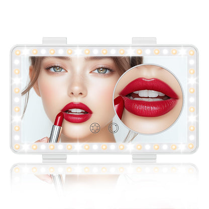 Car Sun Visor Vanity Mirror (White)