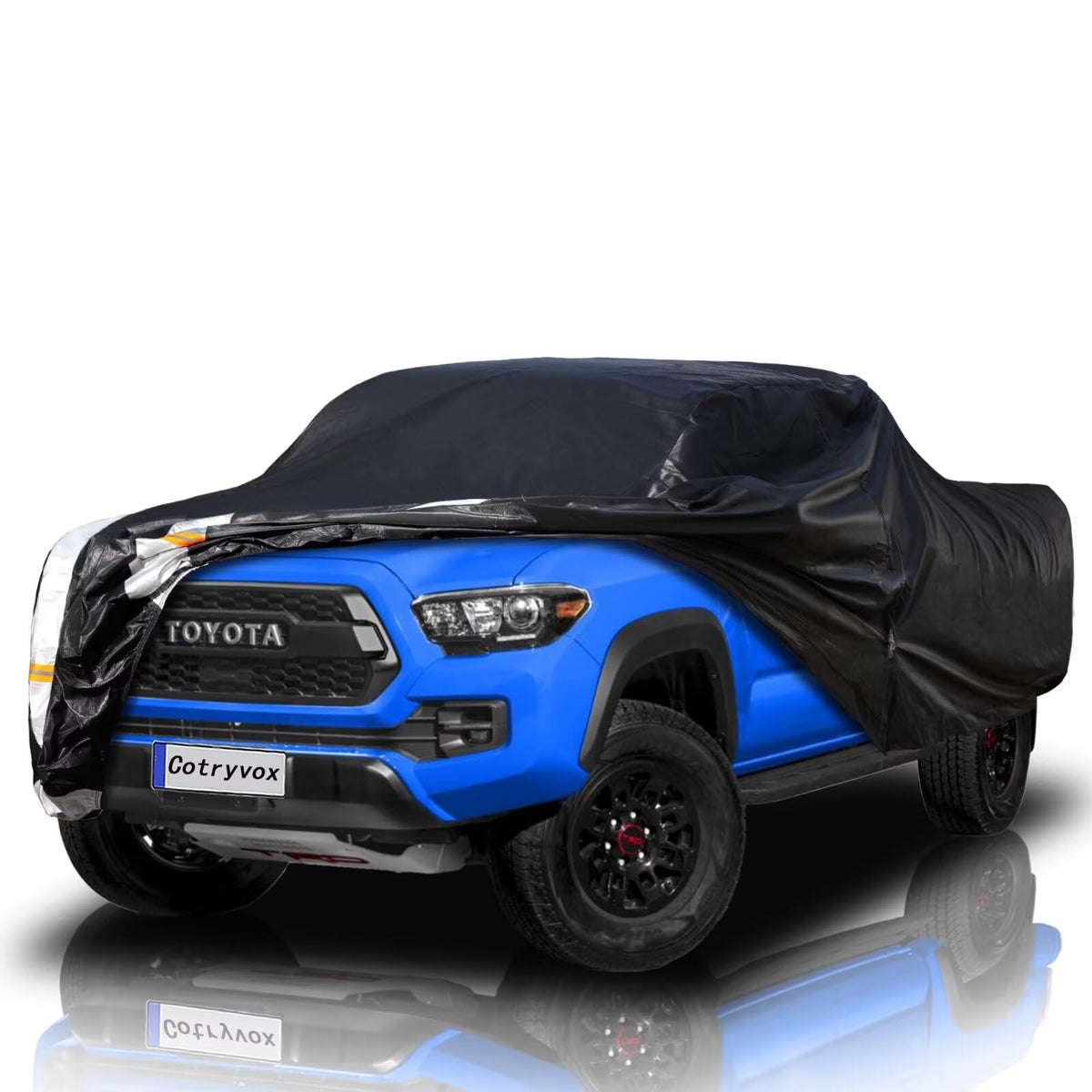 Toyota Tacoma Truck Cover Custom Fit 1995 (Black Truck Cover / B.Fit Toyota Tacoma Access/Double Cab SB (5’))
