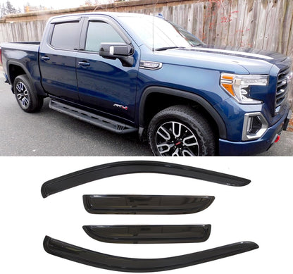 Extra Durable Rain Guard for 2019 (19-22 Silverado/Sierra Crew Cab (Full Rear Door))