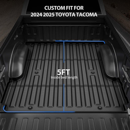 Truck Bed Mat Fit for 2024 (2024-2026 Tacoma Bed Mat 5 ft)