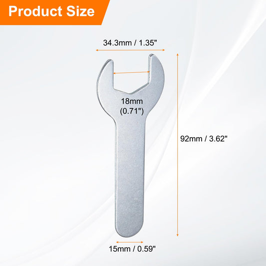 10pcs 18x92x2mm Small Single Open End Wrench Metric Wrenches (18x92x2mm)