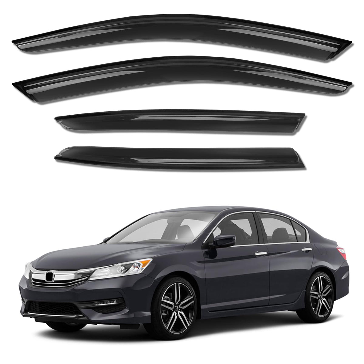 Rain Guards for Car Windows (For 2013-2017 Honda Accord)