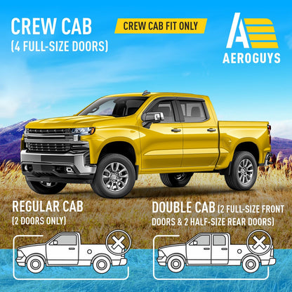 Extra Durable Window Deflectors Tape (For Chevy Silverado 19-27 1500/2500/3500)