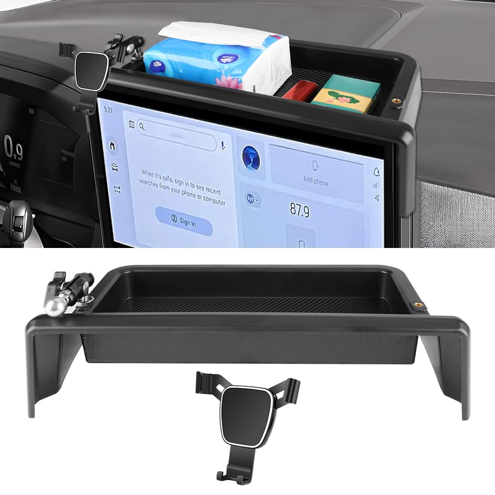 Car Phone Holder Center Console Organizer for Ford Explorer 2025 2026 2027【13.2 (for Ford Explorer 2025-2027【13.2-inch Screen】)