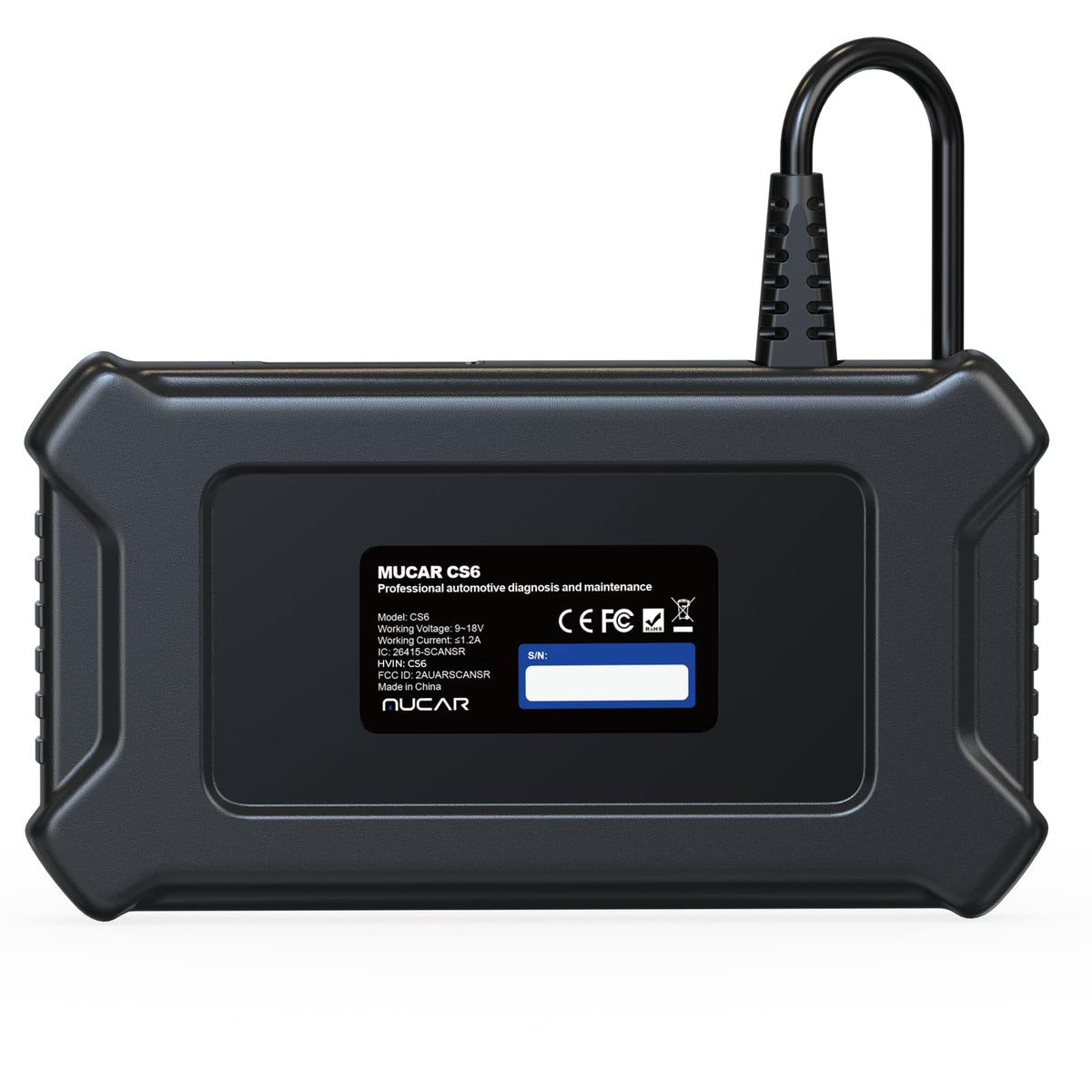 CS6 OBD2 Scanner Diagnostic Tool (Black)