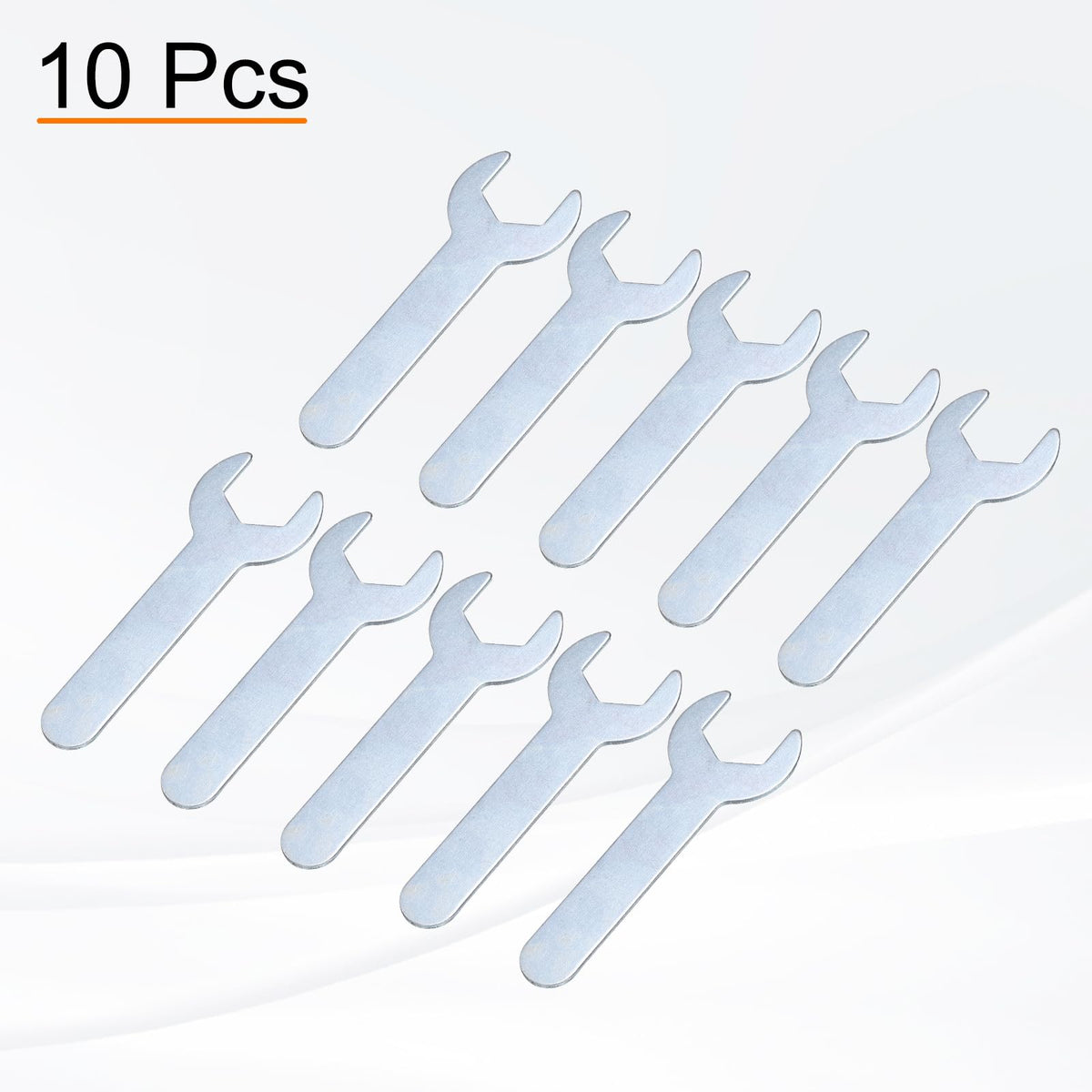 10pcs 14x70x1.5mm Small Single Open End Wrench Metric Wrenches (14x70x1.5mm)