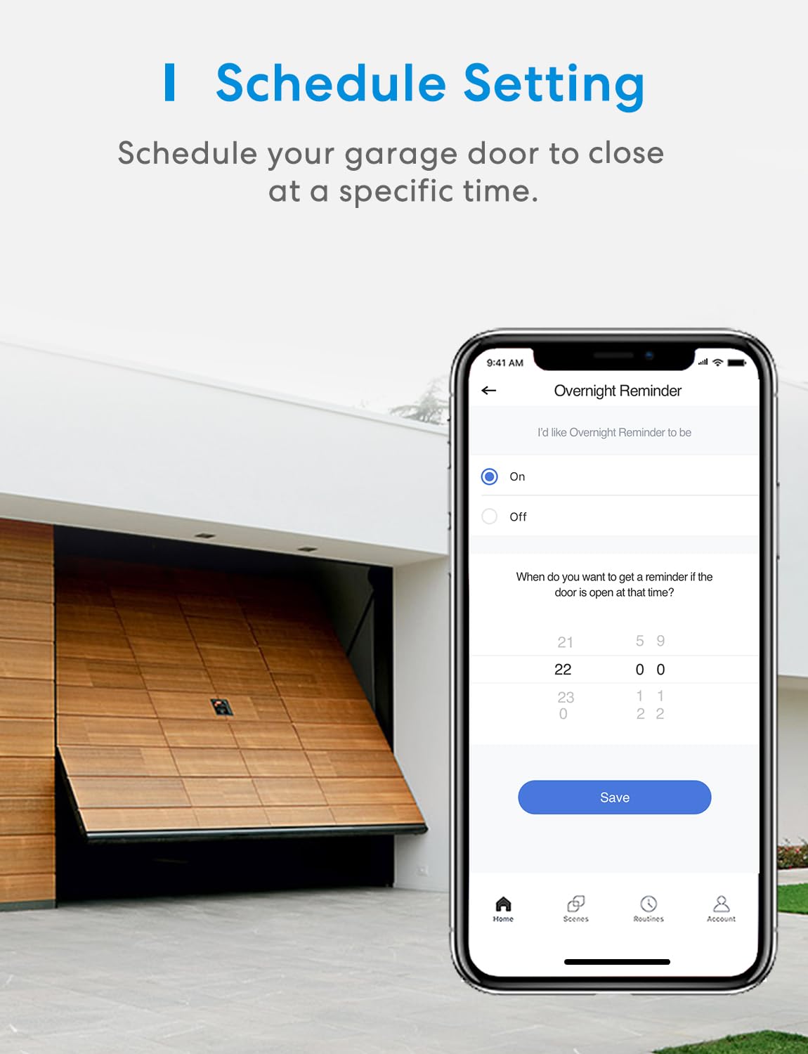 Smart Garage Door Opener Remote (White / MSG100-HomeKit)