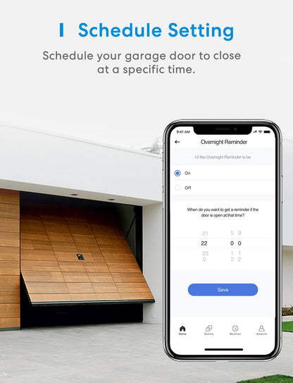 Smart Garage Door Opener Remote (White / MSG100-HomeKit)
