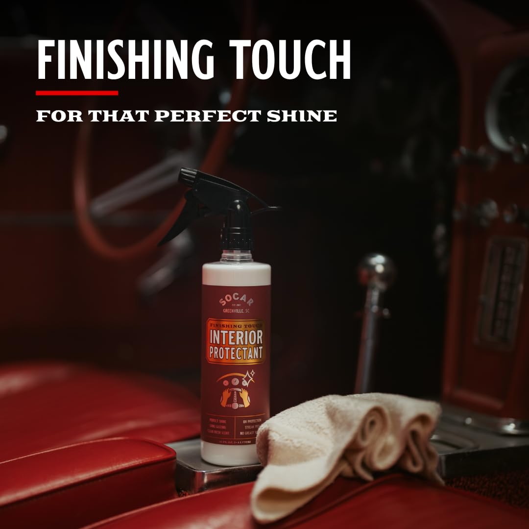 Socar Finishing Touch Interior Protectant (128 Fl Oz (Pack of 1))