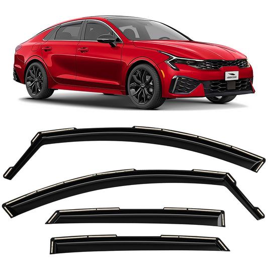 in Channel Extra Durable Rain Guards for Kia K (For K-5 21-27)