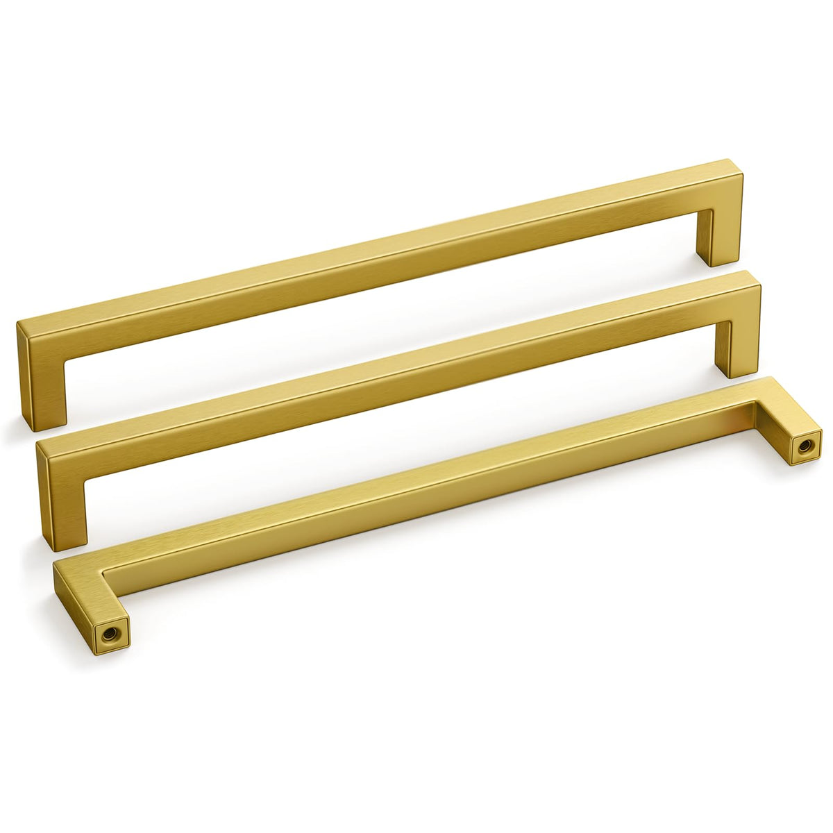 20 Pack Gold Cabinet Handles 8 (Gold / 8-4/5 inch Hole Centers)