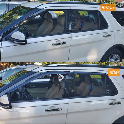 4pcs Extra Durable Rain Guards for 2011 (2011-2020 Outlander)