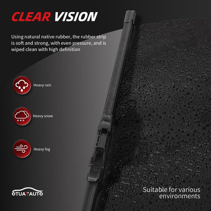Windshield Wiper Blades for Ford Focus Fusion Escape 2013 (28"+28" Focus)