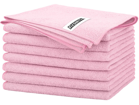 Pink Microfiber Cleaning Cloth (Pink / 8pk)