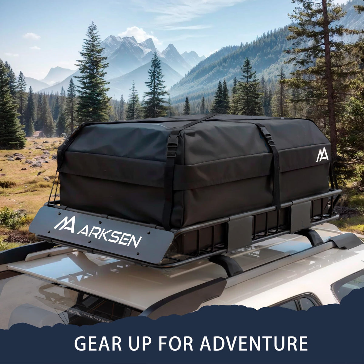 54" x 34" x 6" Roof Rack Cargo Basket with Bag