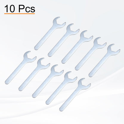 10pcs 27x140x2.6mm Small Single Open End Wrench Metric Wrenches (27x140x2.6mm)