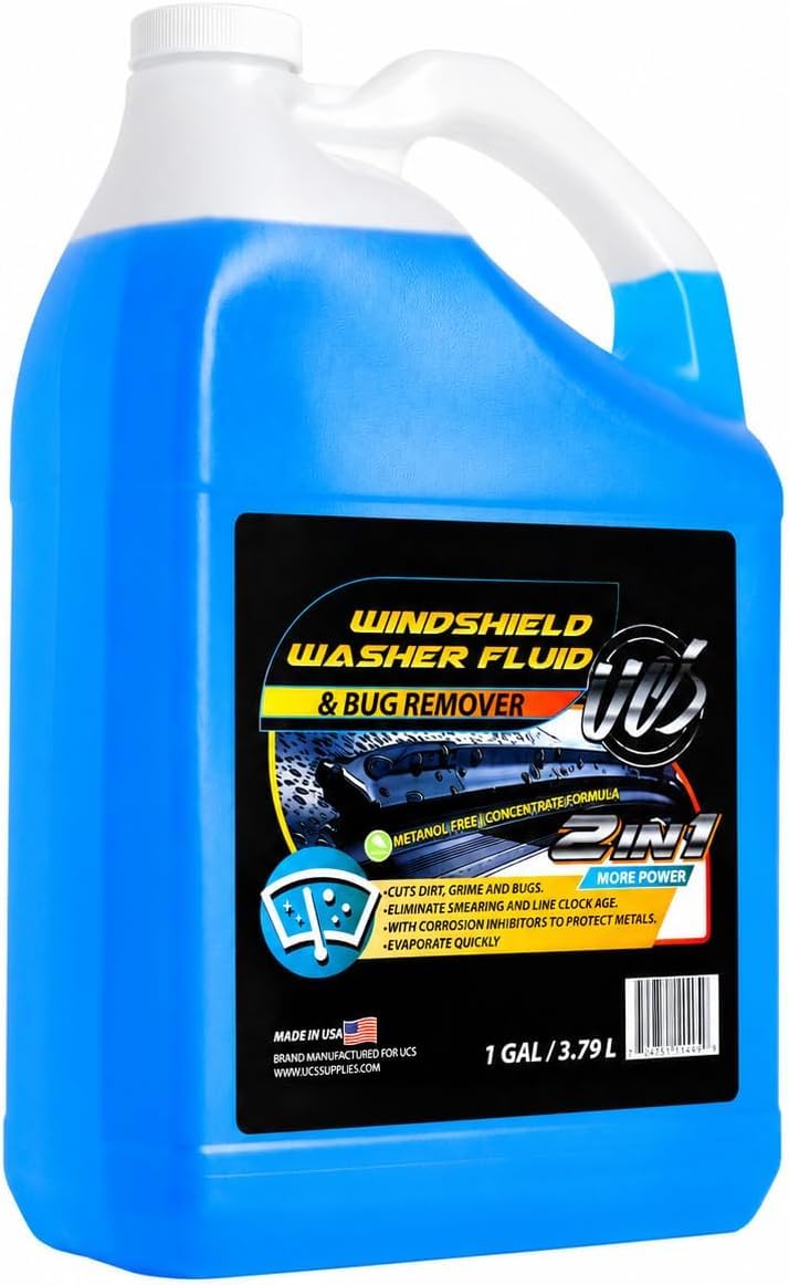 Windshield Washer Fluid 1 Gallon (Blue / 128 Fl Oz (Pack of 1))