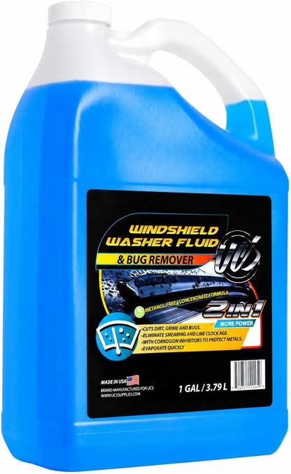 Windshield Washer Fluid 1 Gallon (Blue / 128 Fl Oz (Pack of 1))