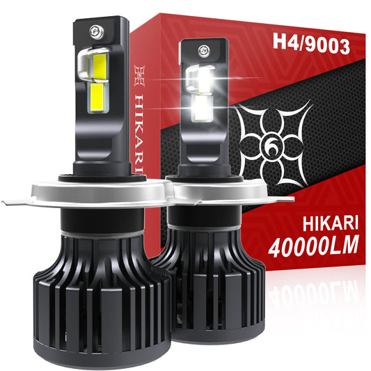 2026 40000LM H4 9003 Dual Beam LED Bulbs (H4/9003)