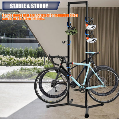 Freestanding Vertical Bike Storage Rack for Garage