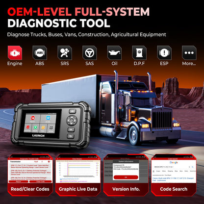CRP129HD Heavy Duty Truck Scanner (metal)