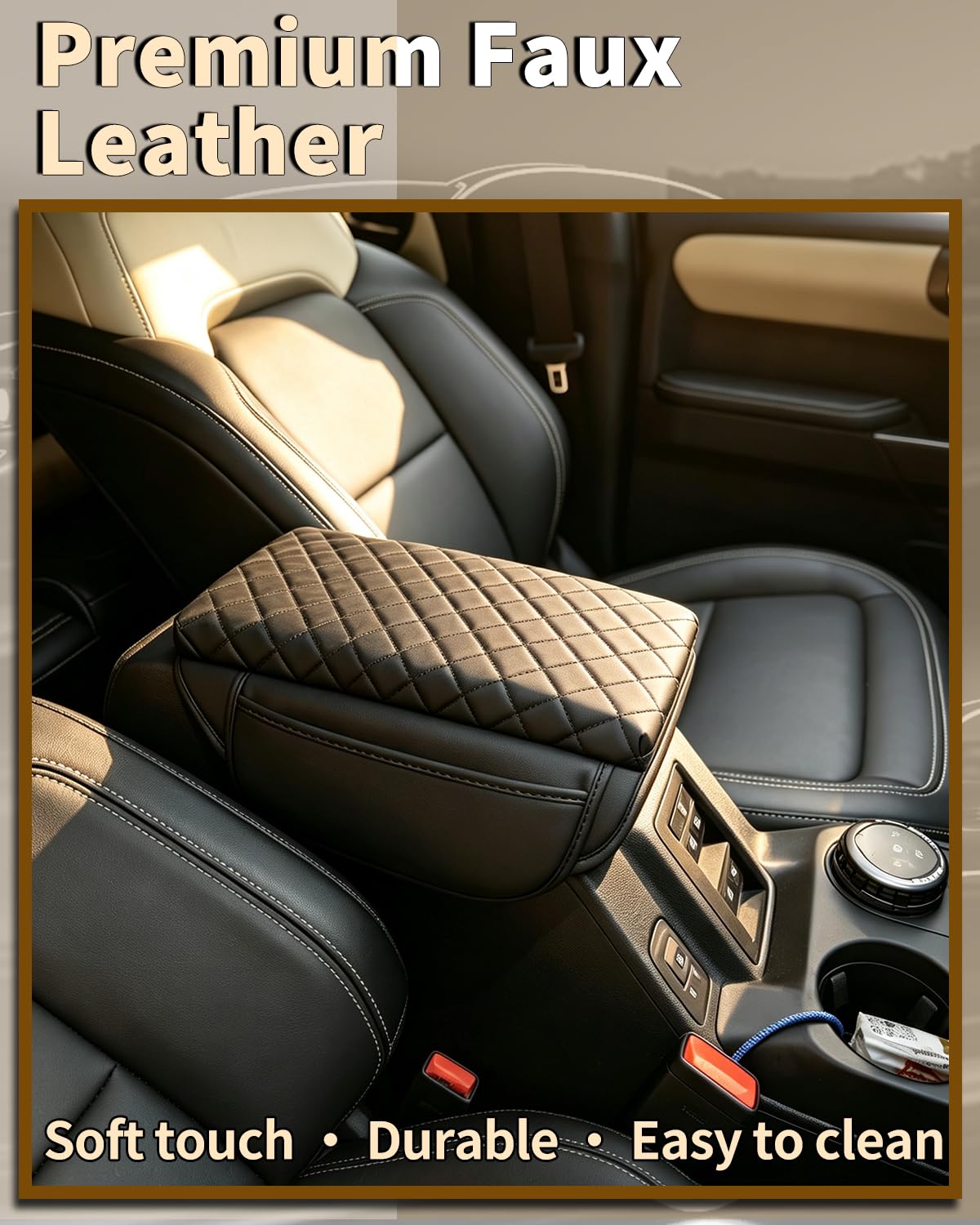 Center Console Armrest Cover for Ford Bronco 2021