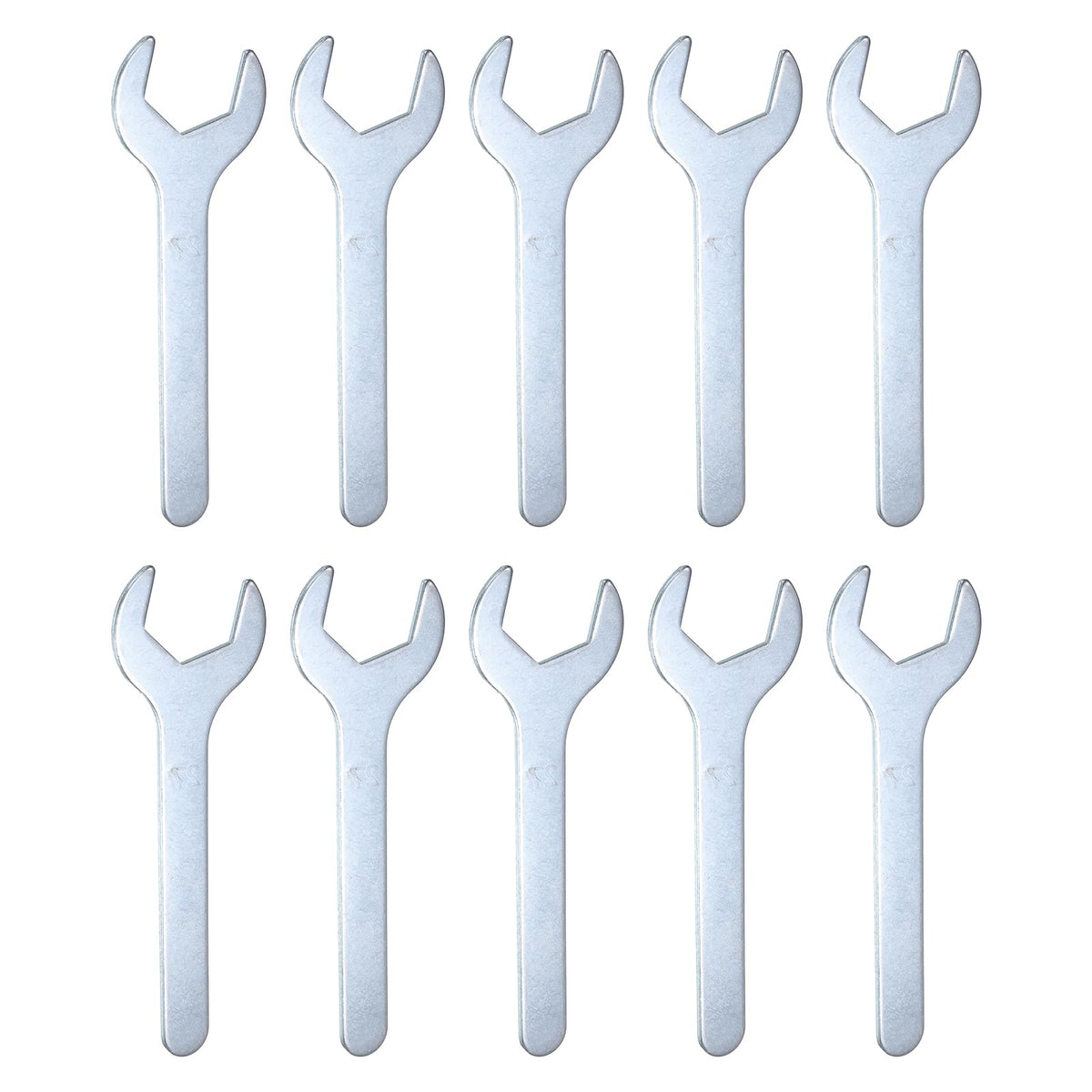 10pcs 27x140x2.6mm Small Single Open End Wrench Metric Wrenches (27x140x2.6mm)
