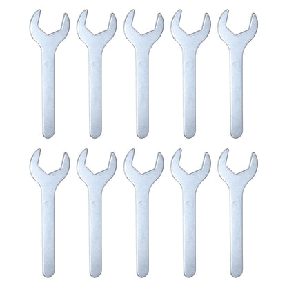 10pcs 27x140x2.6mm Small Single Open End Wrench Metric Wrenches (27x140x2.6mm)