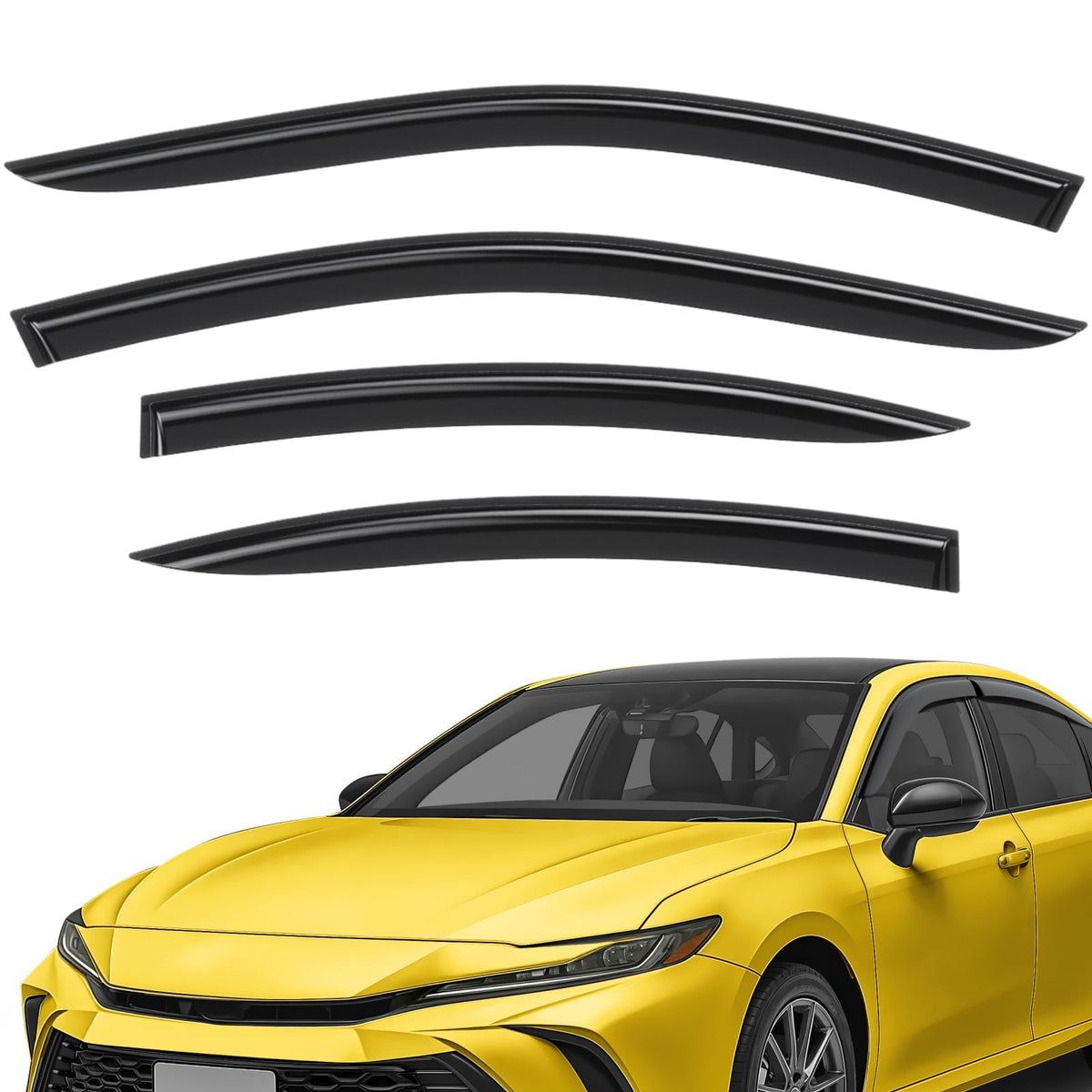 Extra Durable Window Deflectors Tape (For Toyota Camry 21-27 Sedan)