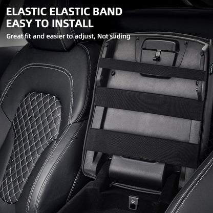 Center Console Cover Fit for 2019 (Fit for 2009-2025 Dodge Ram Bucket Seat / Black Leather)