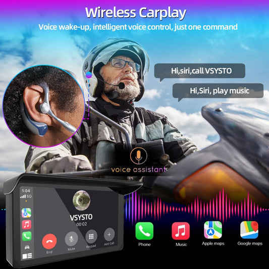 Motorcycle Carplay Screen