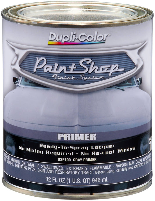 BSP100 2 PK Paint Shop Finish System Car Primer Paint (Grey Primer / 32 Fl Oz (Pack of 2) / Step 1)