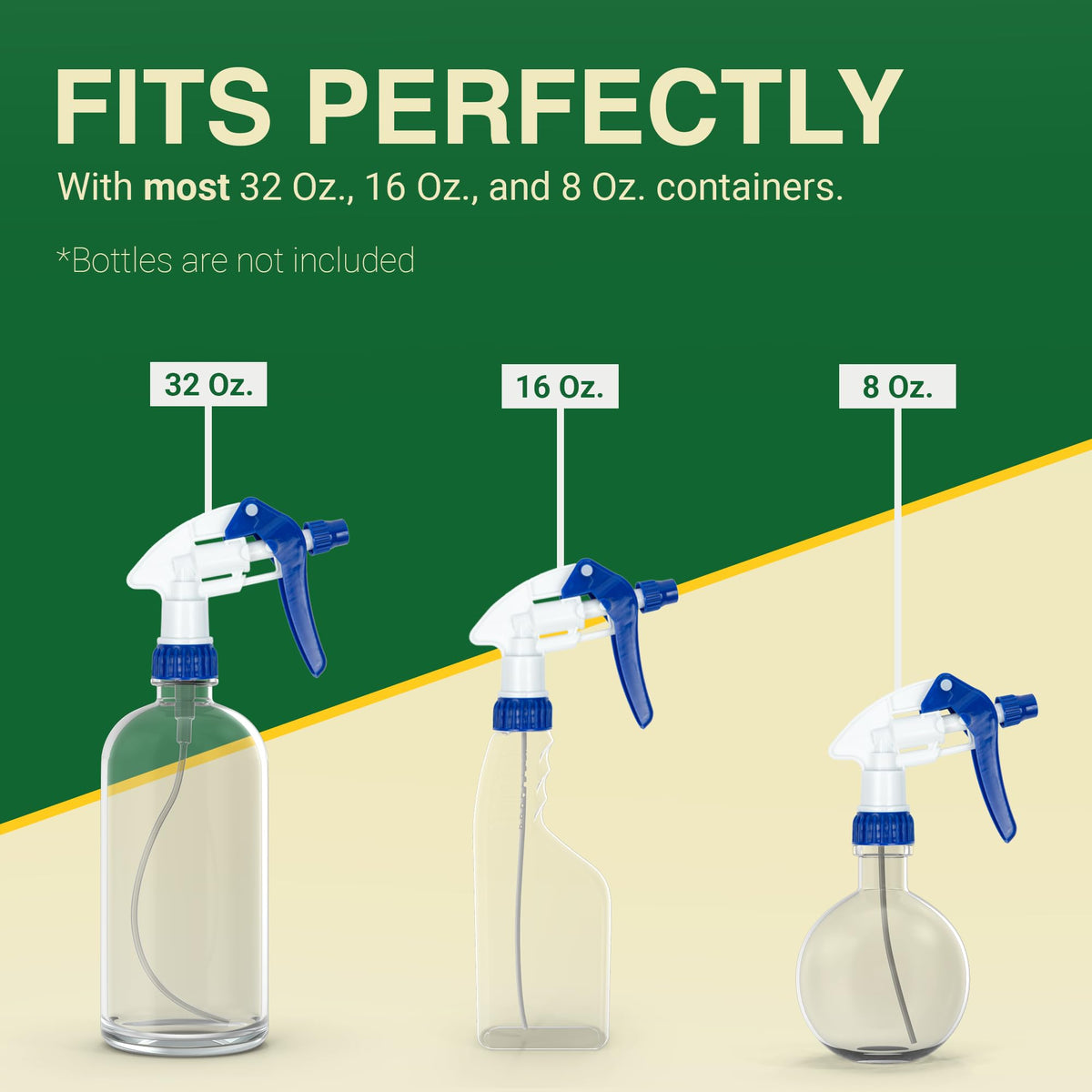 Spray Bottle Nozzle Replacement Tops (32 Ounces (Pack of 13) / Blue)