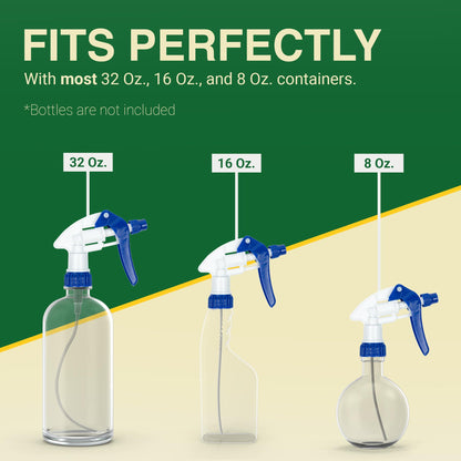 Spray Bottle Nozzle Replacement Tops (32 Ounces (Pack of 13) / Blue)