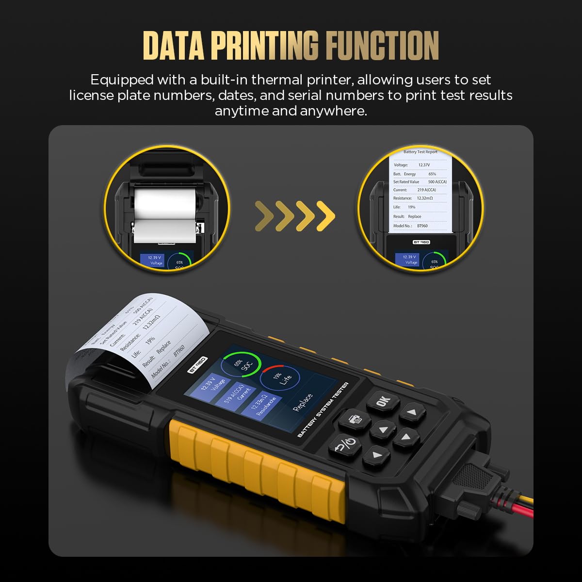 Car Battery Tester 12V 24V