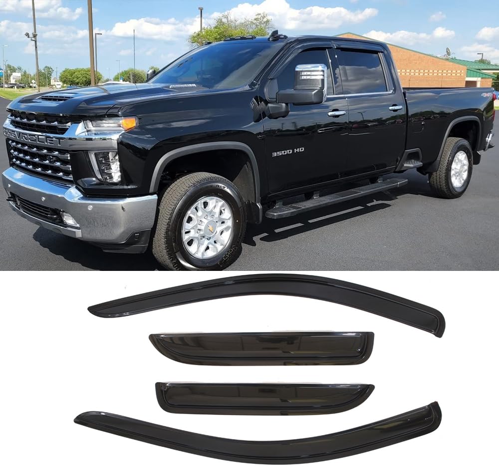Extra Durable Rain Guard for 2019 (19-22 Silverado/Sierra Crew Cab (Full Rear Door))