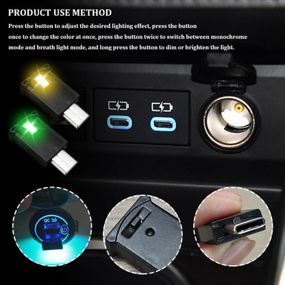 USB Type C LED Ambient Light (StyleA-1PCS)