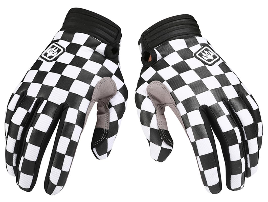 Dirt Bike Motorcycle Gloves for Men Women Finger Touchscreen Motorbike Gloves for BMX ATV MTB Riding (G04 / Medium)