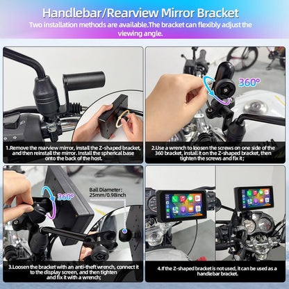 Motorcycle Carplay Screen