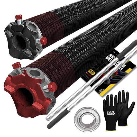 Garage Door Torsion Spring 234x1.75x35 Includes 1” Steel Bearing (234x1.75x35 / Pair)